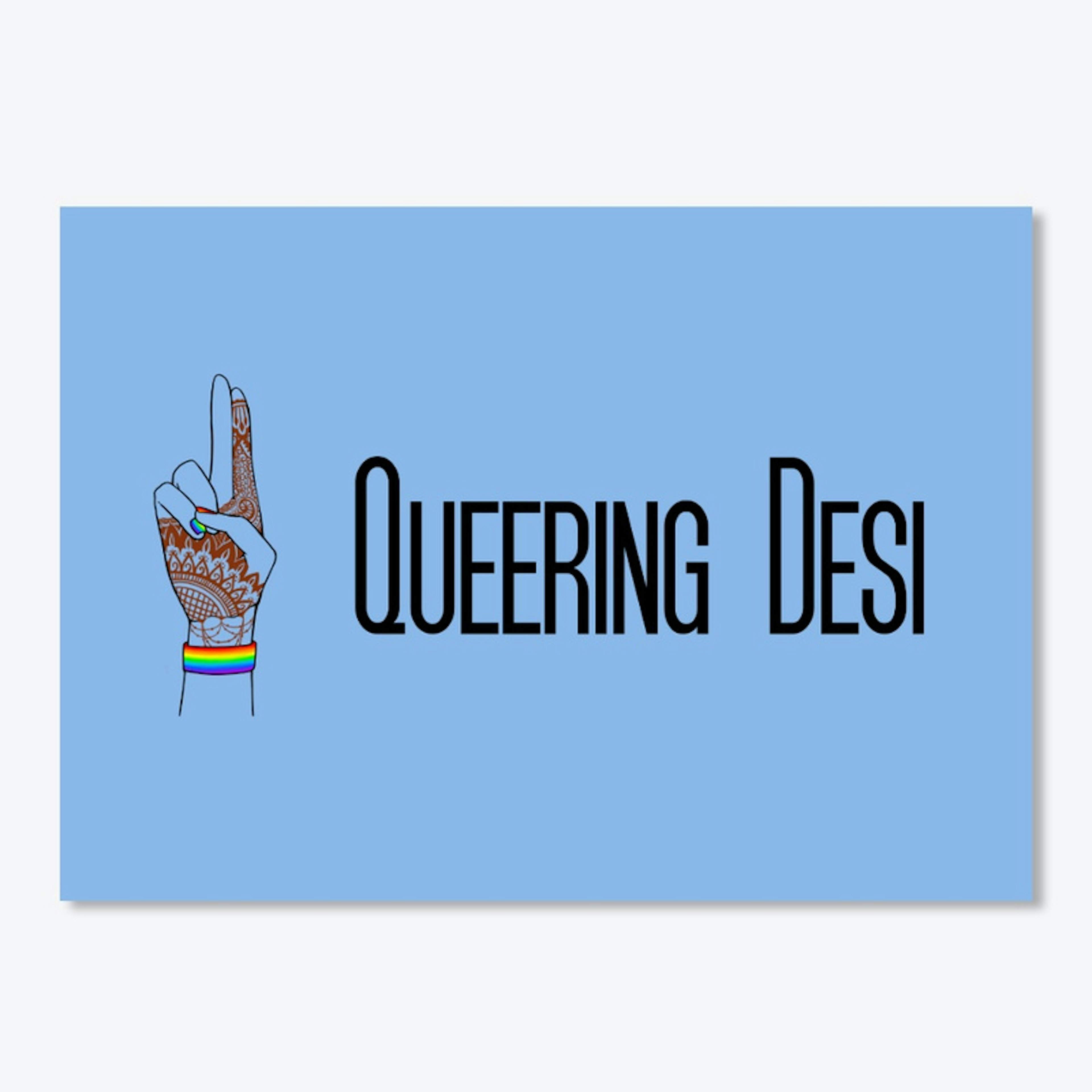 Classic Queering Desi Sticker